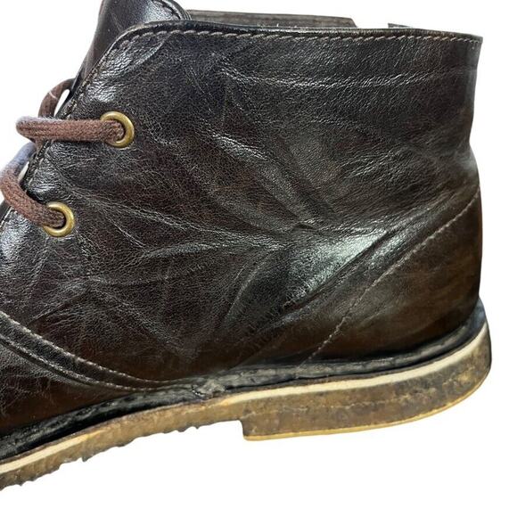 Ugg 3275 Leighton Chukka Lace Up Brown Leather Mens Ankle Boots Shoes sz 10 - Picture 6 of 16